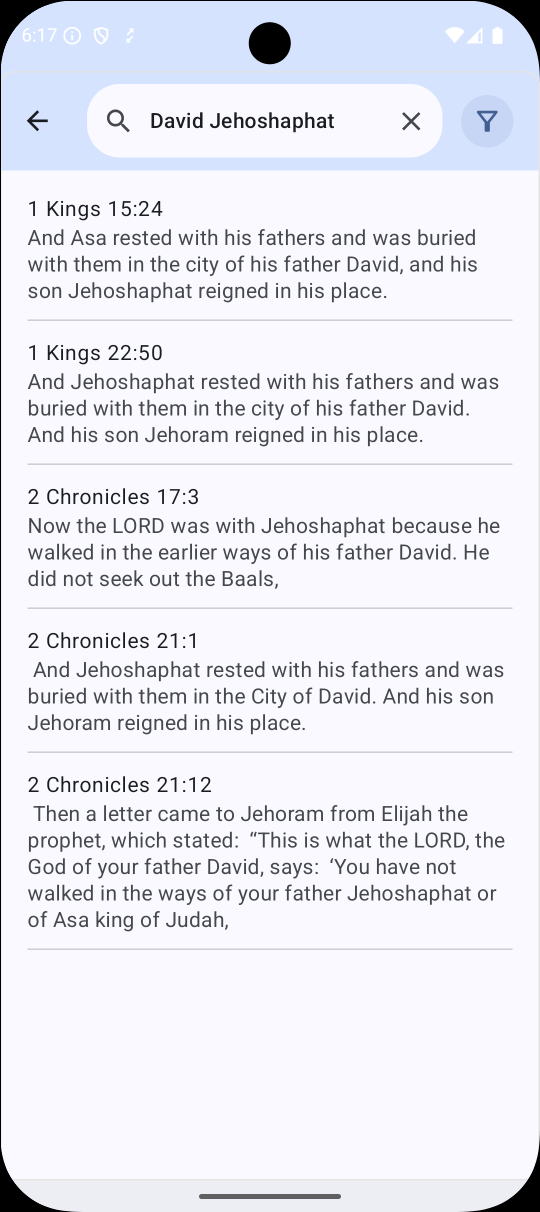 Search - Full-text search across translations